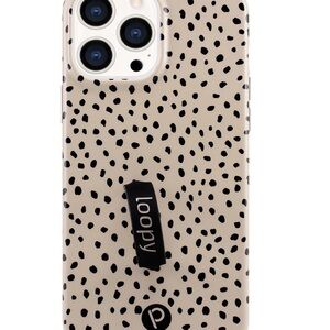 Loopy Case Mocha Dots Phone Case - Righty - iPhone 13 Pro Max